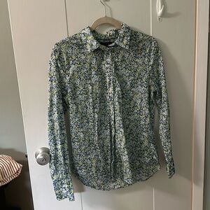 J. Crew Slim Fit Shirt in Liberty Thorpe Hill Fabric EUC 10